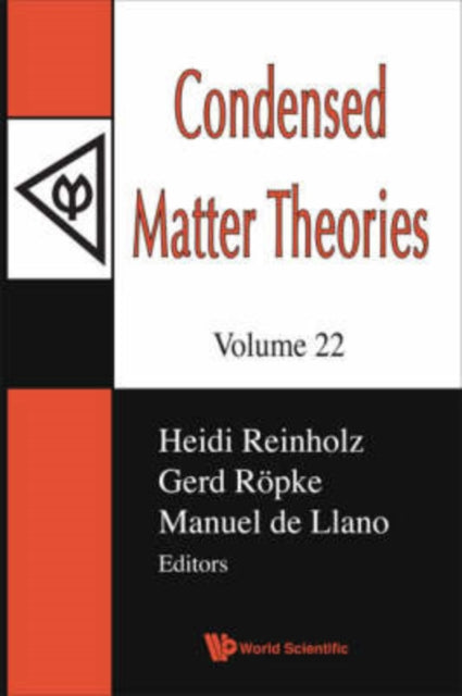 Book cover of: Condensed Matter Theories, Volume 22 - Proceedings Of The International Workshop