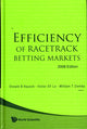 Book cover of: Efficiency Of Racetrack Betting Markets (2008 Edition)
