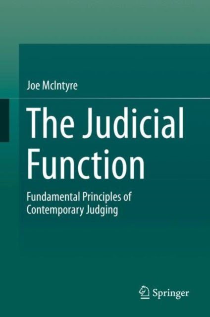 Book cover of: Judicial Function. By: Joe McIntyre
