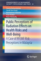 Book cover of: Public Perceptions of Radiation Effects on Health Risks and Well-Being. By: Yusniza Kamarulzaman