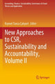 Book cover of: New Approaches to CSR, Sustainability and Accountability, Volume II. By: Kıymet Tunca Çalıyurt