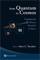 Book cover of: From Quantum To Cosmos: Fundamental Physics Research In Space. By: Slava G. Turyshev