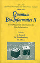 Book cover of: Quantum Bio-informatics Ii: From Quantum Information To Bio-informatics
