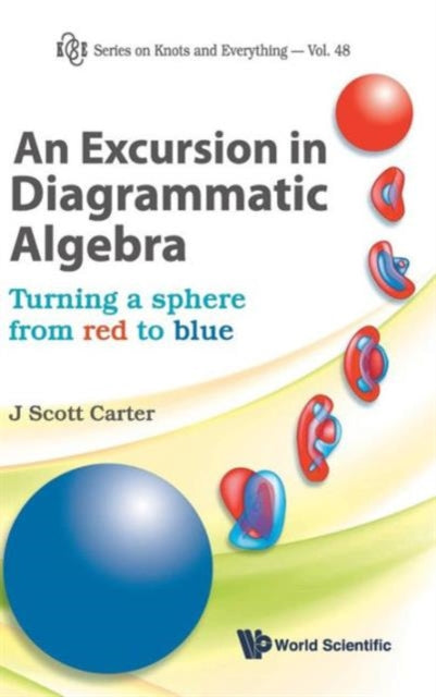 Book cover of: Excursion In Diagrammatic Algebra, An: Turning A Sphere From Red To Blue. By: J. Scott Carter