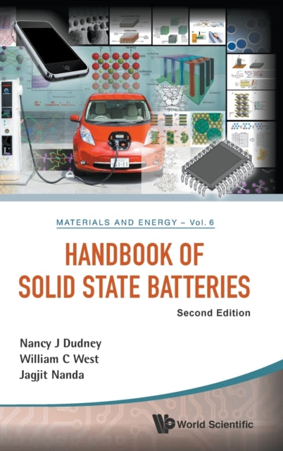 Book cover of: Handbook Of Solid State Batteries. By: Nancy Johnston Dudney
