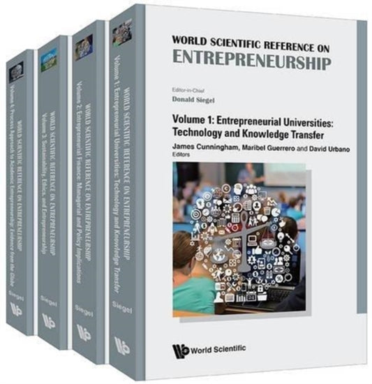 Book cover of: World Scientific Reference On Entrepreneurship, The (In 4 Volumes). By: Donald Siegel