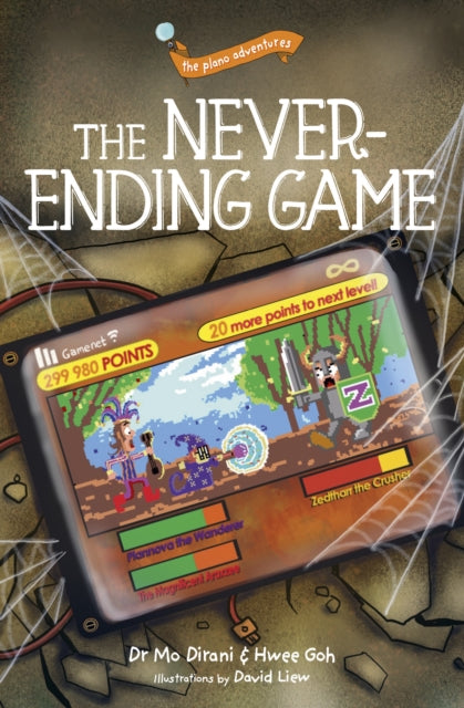 Book cover of: plano adventures: The Never-ending Game. By: Mo Dirani