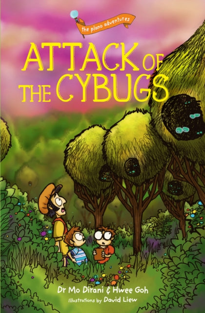 Book cover of: plano adventures: Attack of the Cybugs. By: Mo Dirani