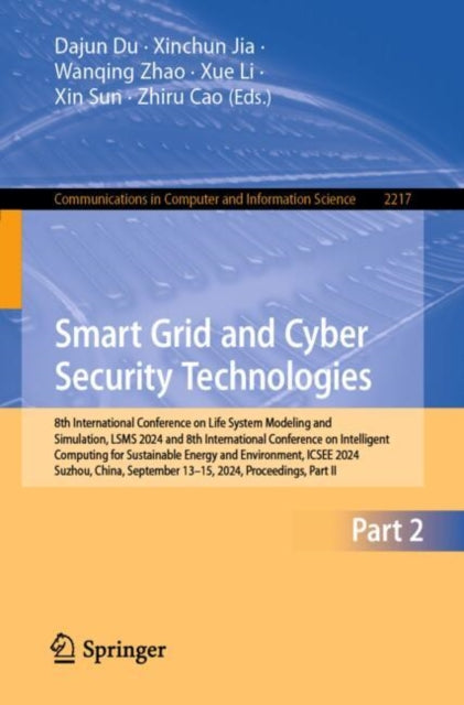 Book cover of: Smart Grid and Cyber Security Technologies