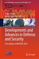 Book cover of: Developments and Advances in Defense and Security. By: Álvaro Rocha