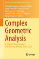 Book cover of: Complex Geometric Analysis. By: Toshiyuki Sugawa