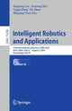 Book cover of: Intelligent Robotics and Applications