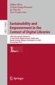Book cover of: Sustainability and Empowerment in the Context of Digital Libraries