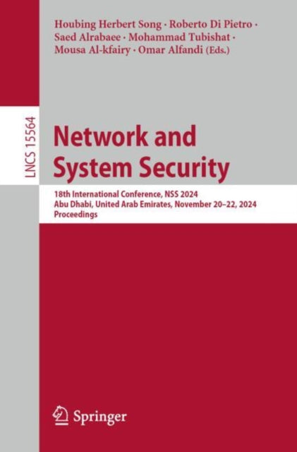 Book cover of: Network and System Security. By: Houbing Song