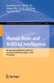 Book cover of: Human Brain and Artificial Intelligence