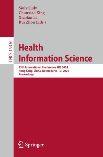 Book cover of: Health Information Science