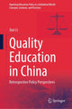 Book cover of: Quality Education in China