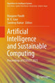 Book cover of: Artificial Intelligence and Sustainable Computing. By: Manjaree Pandit