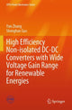 Book cover of: High Efficiency Non-isolated DC-DC Converters with Wide Voltage Gain Range for Renewable Energies