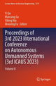 Book cover of: Proceedings of 3rd 2023 International Conference on Autonomous Unmanned Systems (3rd ICAUS 2023)