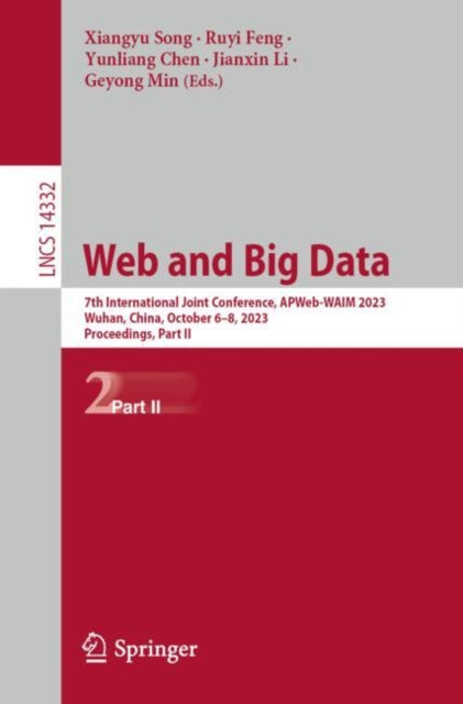 Book cover of: Web and Big Data. By: Ruyi Feng