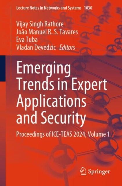 Book cover of: Emerging Trends in Expert Applications and Security. By: Vijay Singh Rathore