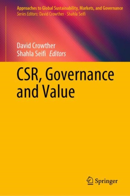 Book cover of: CSR, Governance and Value. By: David Crowther