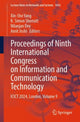 Book cover of: Proceedings of Ninth International Congress on Information and Communication Technology. By: Xin-She Yang