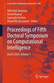 Book cover of: Proceedings of Fifth Doctoral Symposium on Computational Intelligence. By: Abhishek Swaroop