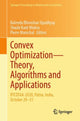 Book cover of: Convex Optimization—Theory, Algorithms and Applications. By: Balendu Bhooshan Upadhyay