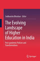 Book cover of: Evolving Landscape of Higher Education in India