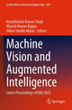 Book cover of: Machine Vision and Augmented Intelligence. By: Koushlendra Kumar Singh