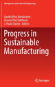 Book cover of: Progress in Sustainable Manufacturing. By: Jayakrishna Kandasamy