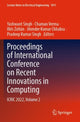 Book cover of: Proceedings of International Conference on Recent Innovations in Computing. By: Yashwant Singh
