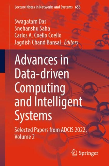 Book cover of: Advances in Data-driven Computing and Intelligent Systems. By: Swagatam Das