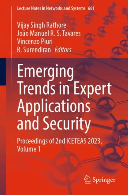 Book cover of: Emerging Trends in Expert Applications and Security. By: Vijay Singh Rathore
