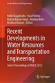 Book cover of: Recent Developments in Water Resources and Transportation Engineering. By: Nidhi Nagabhatla