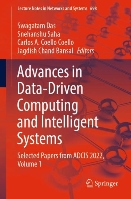 Book cover of: Advances in Data-Driven Computing and Intelligent Systems. By: Swagatam Das