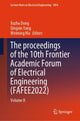 Book cover of: proceedings of the 10th Frontier Academic Forum of Electrical Engineering (FAFEE2022)
