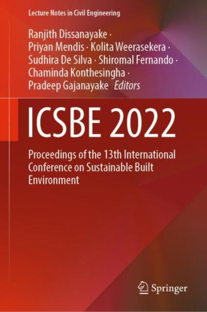 Book cover of: ICSBE 2022. By: Ranjith Dissanayake