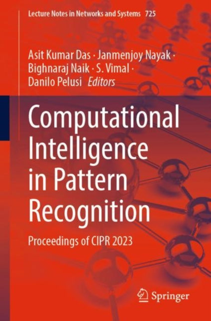 Book cover of: Computational Intelligence in Pattern Recognition. By: Asit Kumar Das