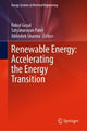Book cover of: Renewable Energy: Accelerating the Energy Transition. By: Rahul Goyal
