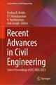 Book cover of: Recent Advances in Civil Engineering. By: Krishna R. Reddy