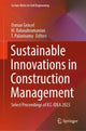 Book cover of: Sustainable Innovations in Construction Management. By: Osman GENCEL
