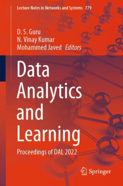 Book cover of: Data Analytics and Learning. By: D. S. Guru
