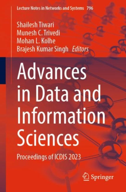 Book cover of: Advances in Data and Information Sciences. By: Shailesh Tiwari