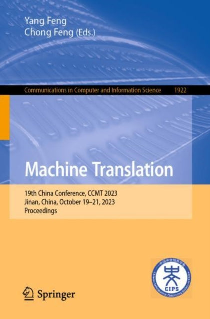 Book cover of: Machine Translation. By: Yang Feng