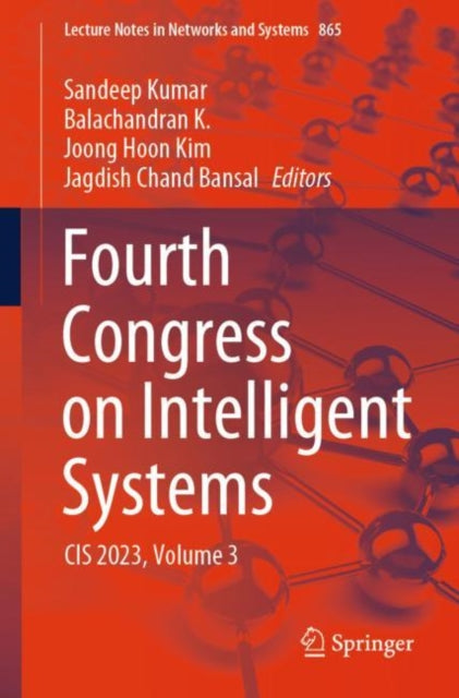 Book cover of: Fourth Congress on Intelligent Systems. By: Sandeep Kumar