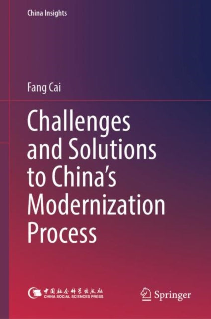 Book cover of: Challenges and Solutions to China’s Modernization Process. By: Fang Cai