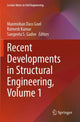 Book cover of: Recent Developments in Structural Engineering, Volume 1